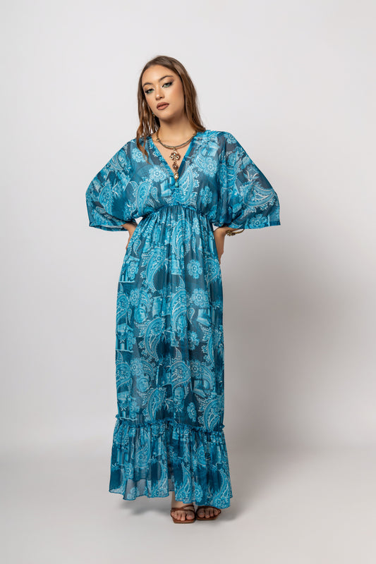 Athena Paisley dress