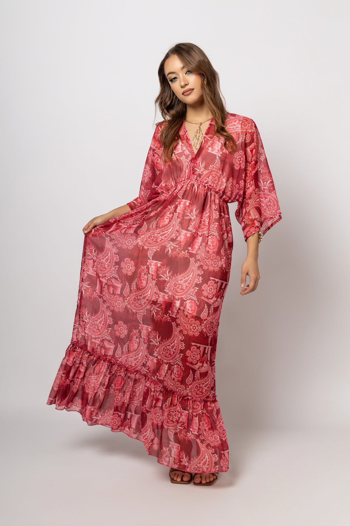Athena Paisley dress  Fouchia