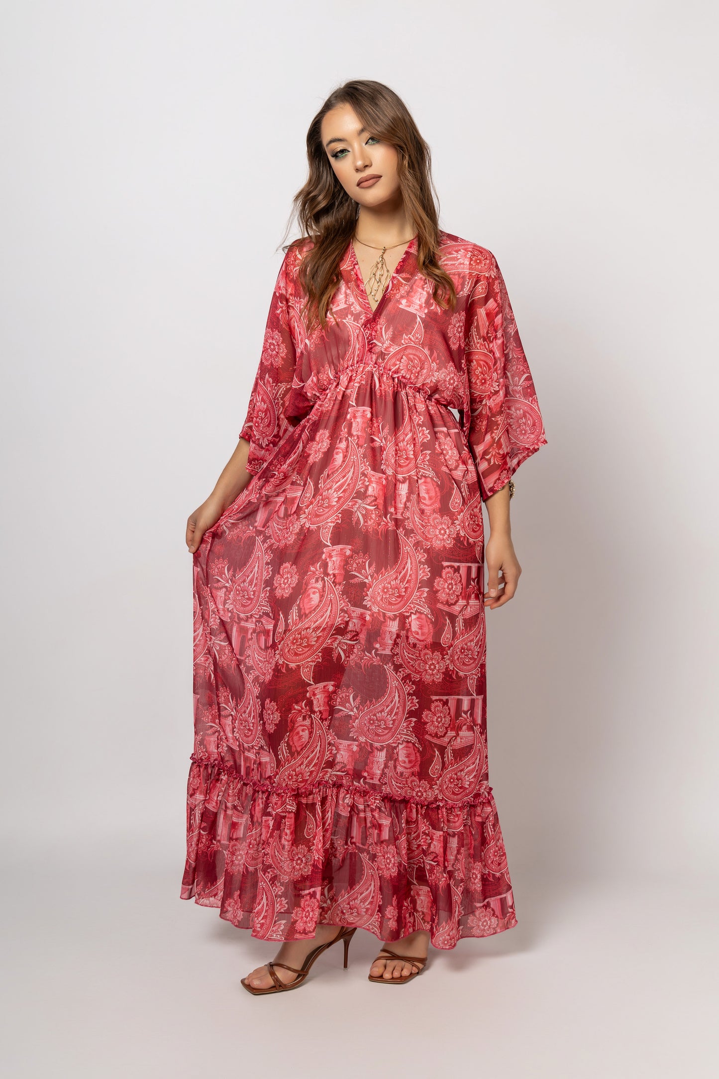 Athena Paisley dress  Fouchia