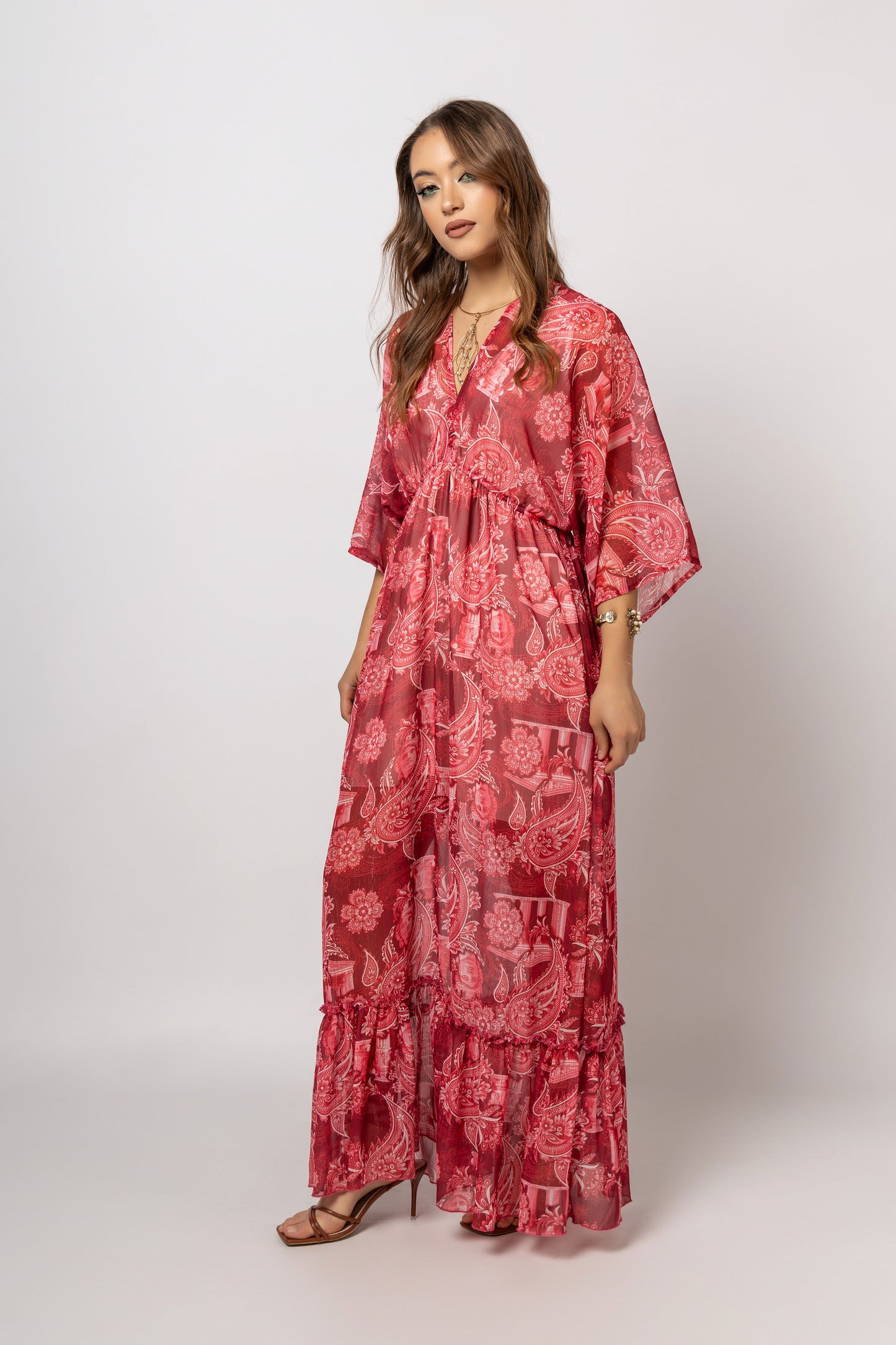 Athena Paisley dress  Fouchia