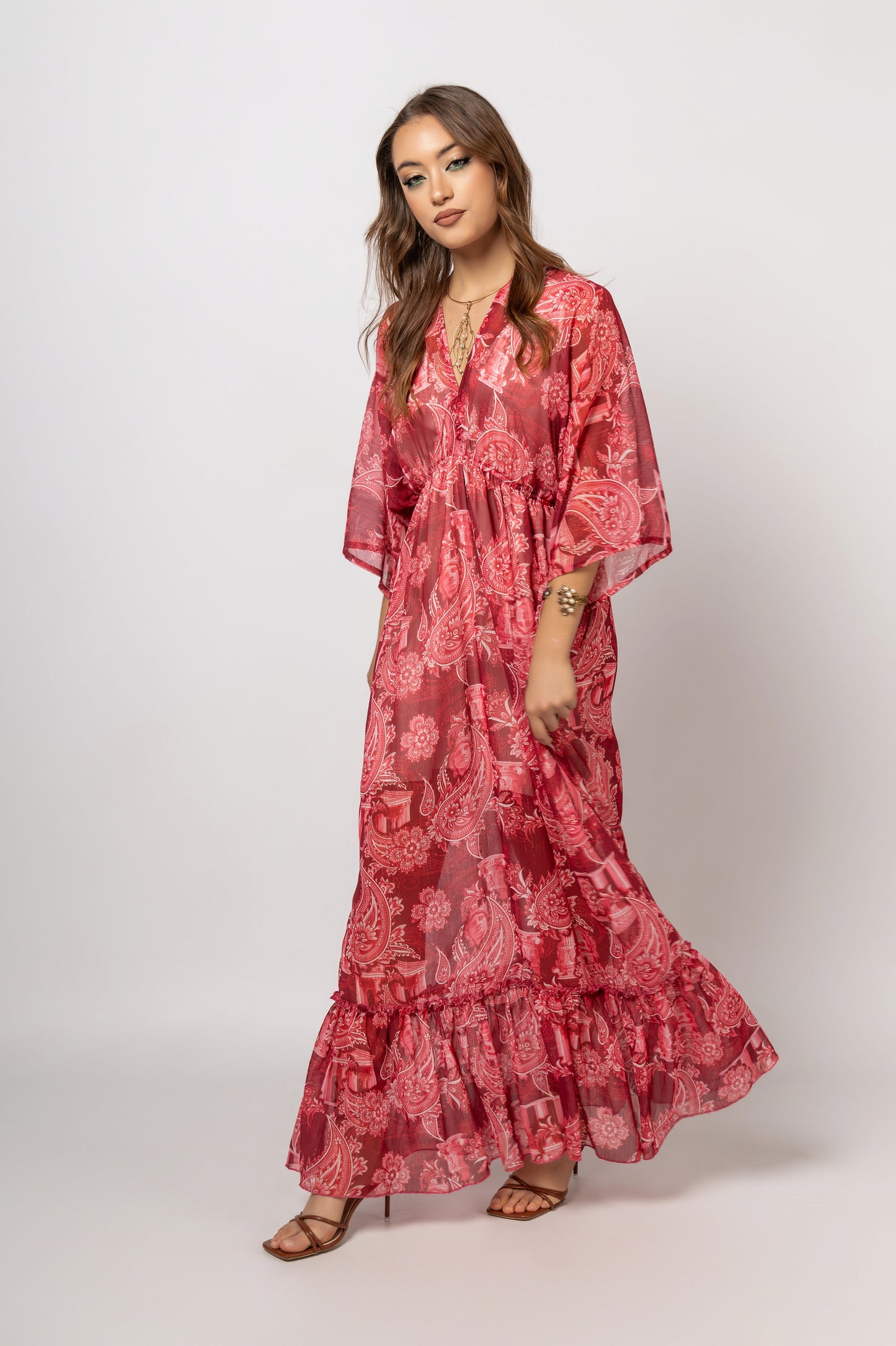 Athena Paisley dress  Fouchia