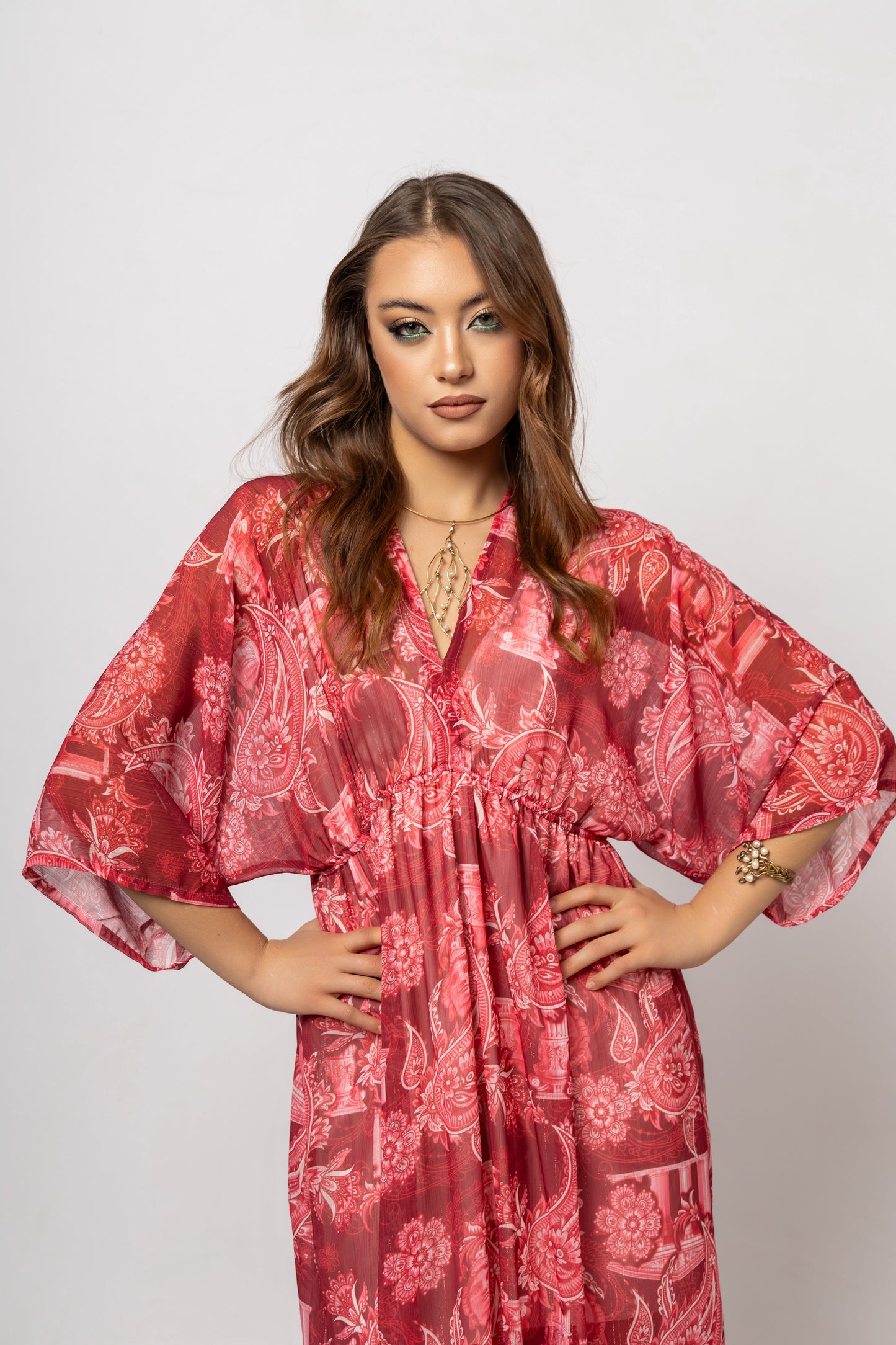 Athena Paisley dress  Fouchia