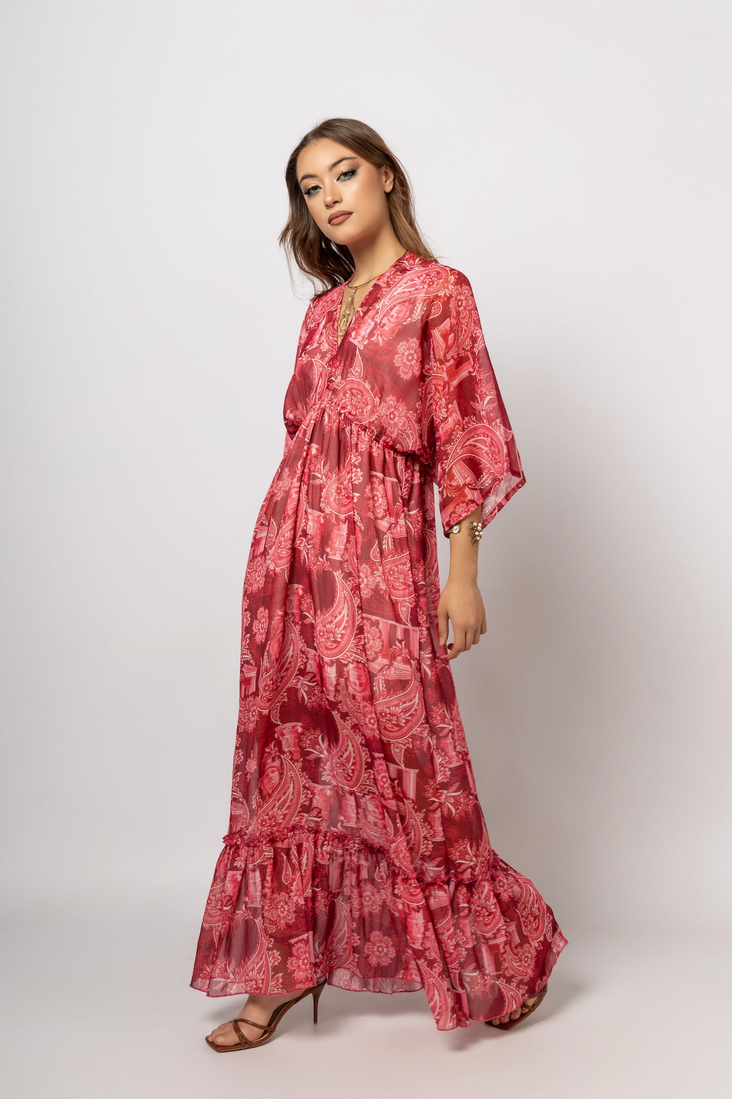 Athena Paisley dress  Fouchia